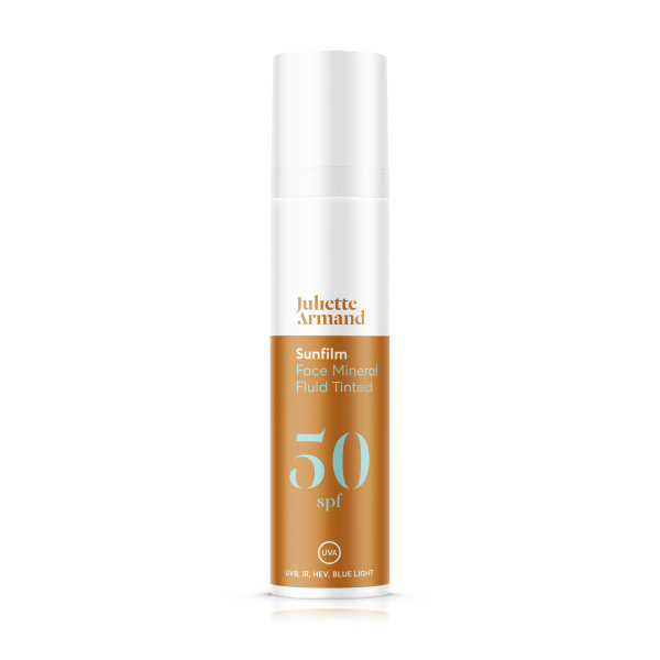Минеральный солнцезащитный тонирующий флюид для лица SPF 50, 40 мл